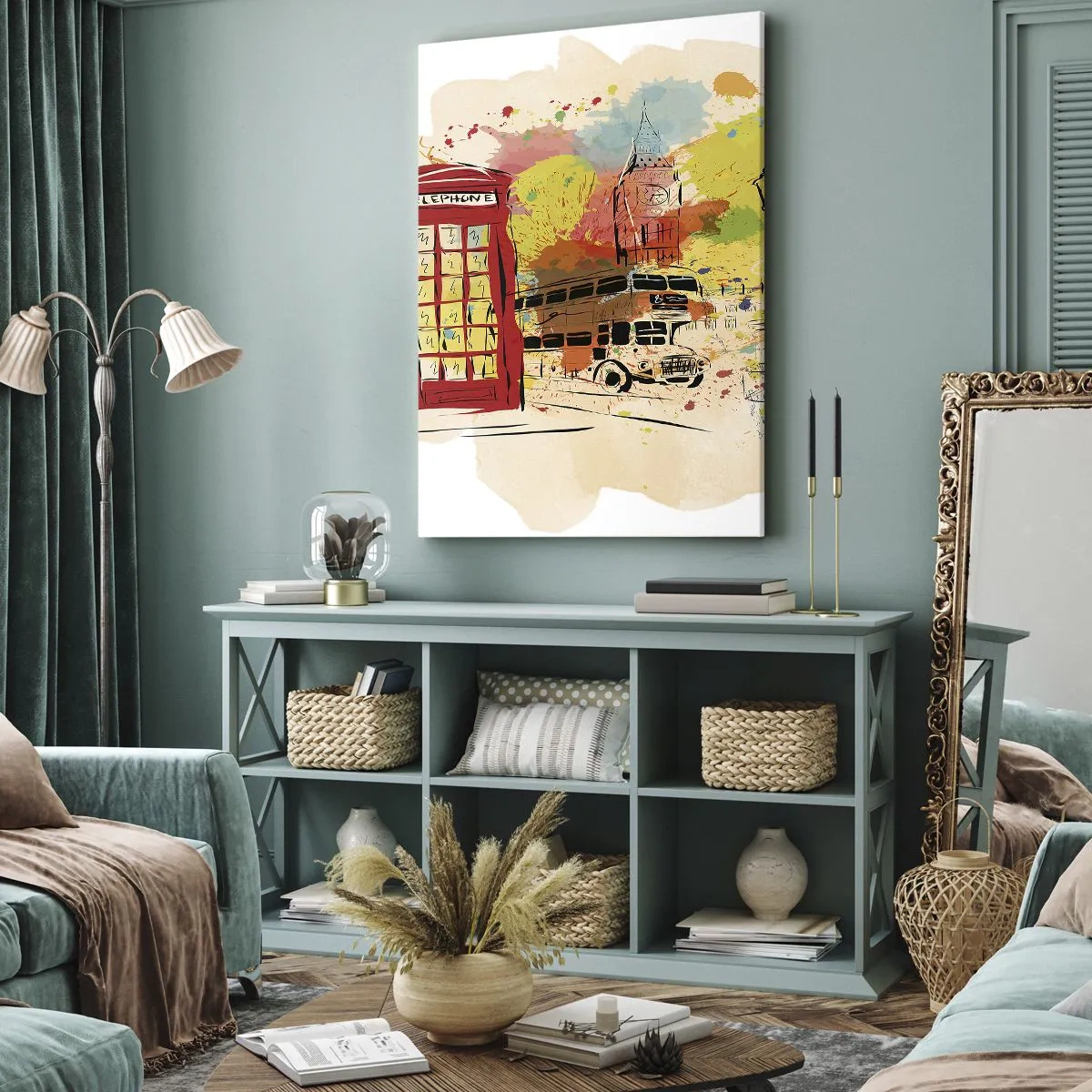 Tablou pe pânză - Orașul varietăților - 50x70 cm