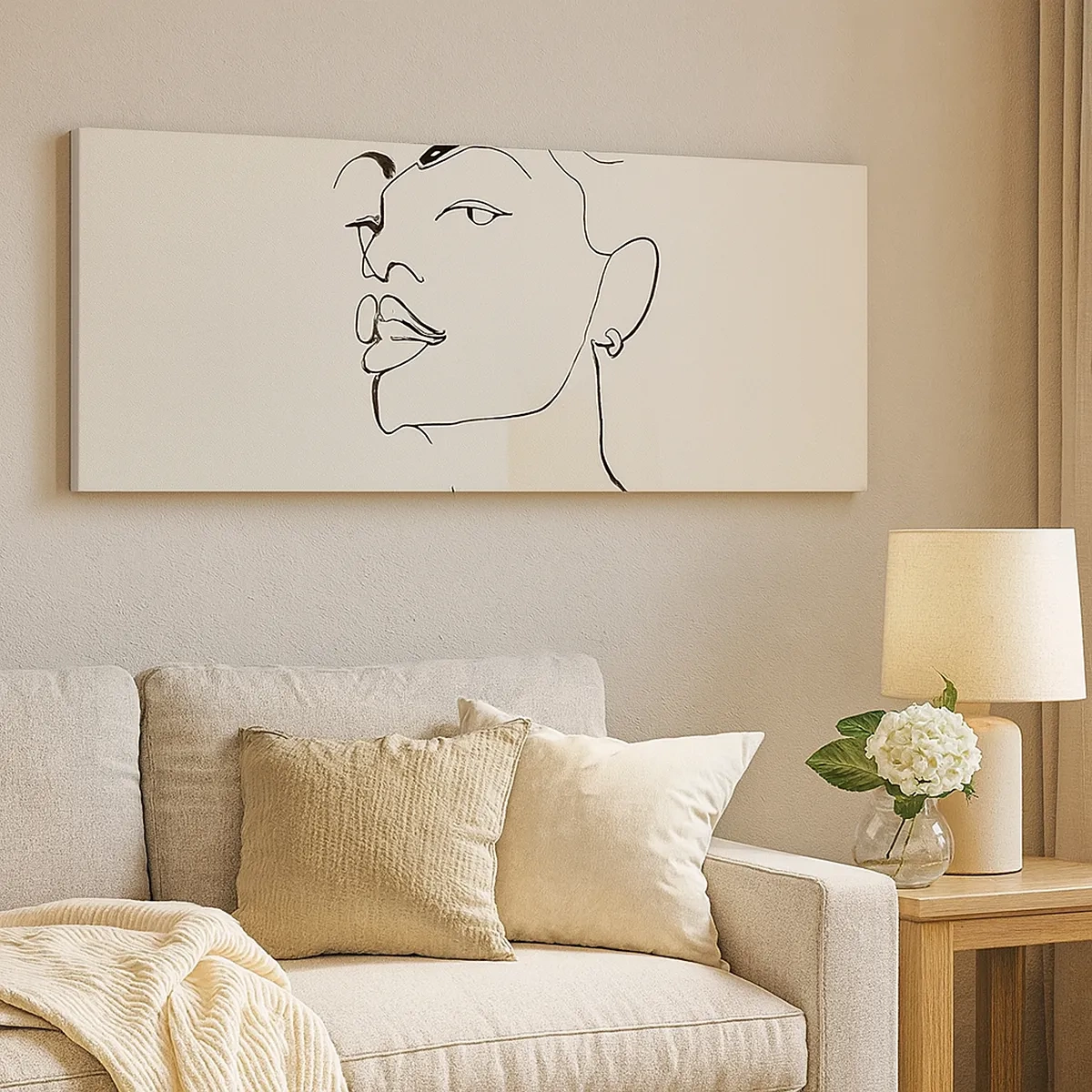 Tablou pe pânză - O privire mândră - 30x30 cm