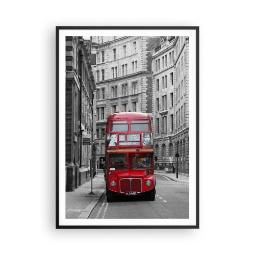 Poster în ramă neagră - Viața de zi cu zi nu trebuie să fie gri - 70x100 cm