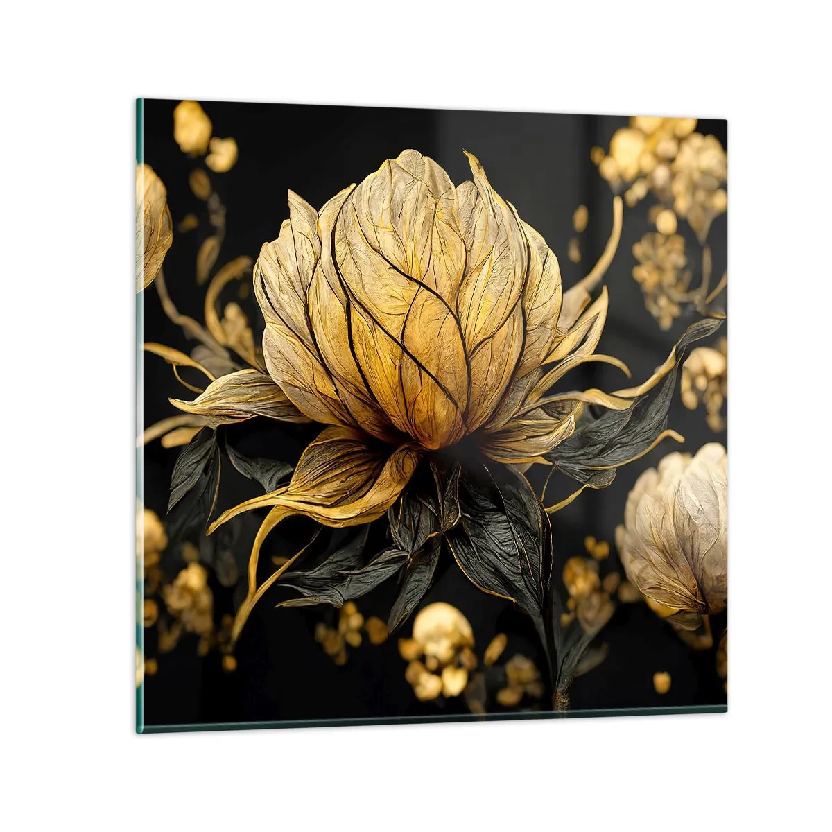 Tablou pe sticlă - Fragilitate subtilă - 60x60 cm