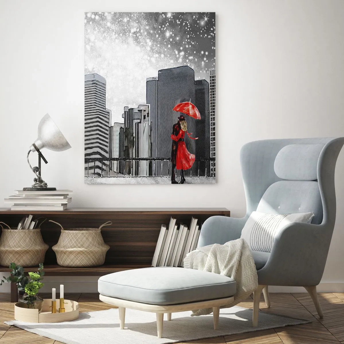 Tablou pe sticlă - Un om, nu o piatră - 50x70 cm