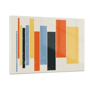 Tablou pe sticlă - Înregistrare muzicală - 120x80 cm