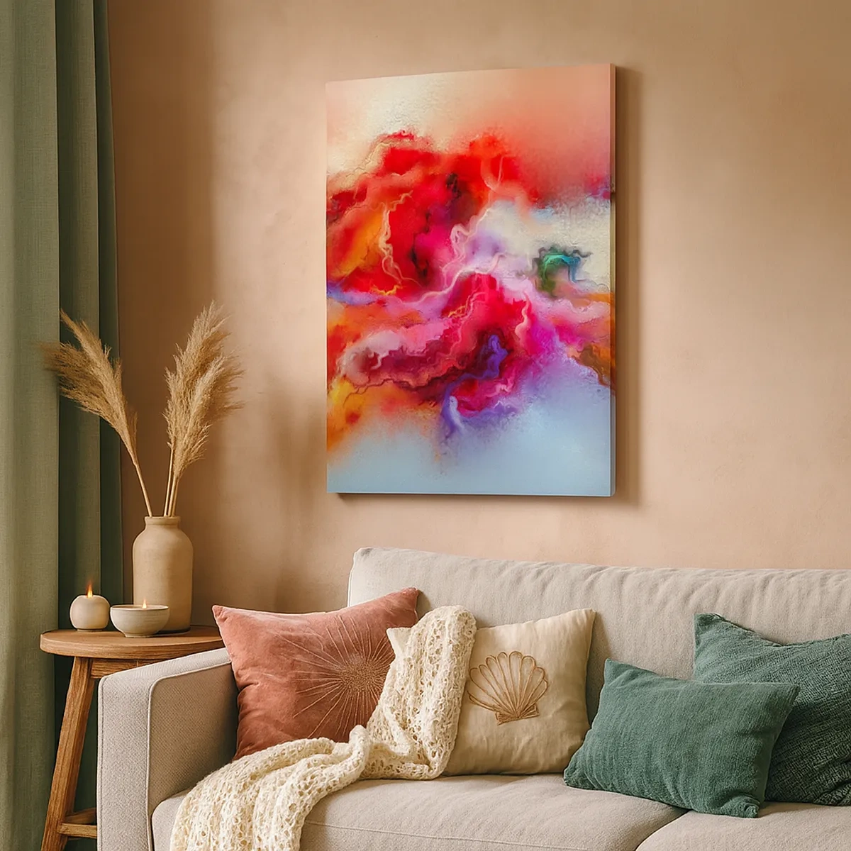 Tablou pe pânză - Cum să prinzi visul - fum - 50x70 cm