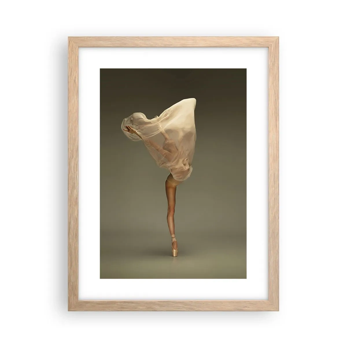 Poster în ramă de stejar deschis - Pe cale să zboare - 30x40 cm