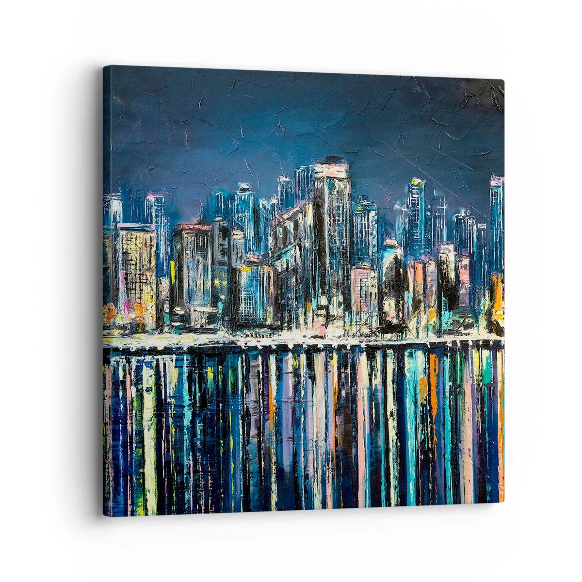 Tablou pe pânză - Cascadă de lumini - 30x30 cm