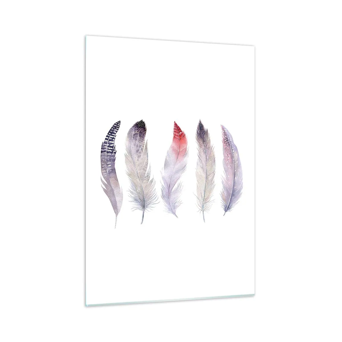 Tablou pe sticlă - Delicate ca o ceață multicoloră - 50x70 cm