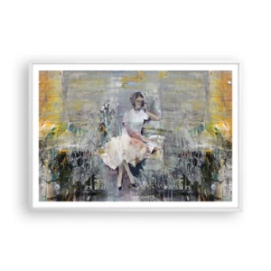 Poster în ramă albă - Clasică și modernă - 100x70 cm