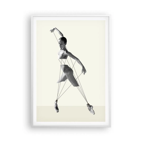 Poster în ramă albă - Într-un teatru de lumină - 70x100 cm