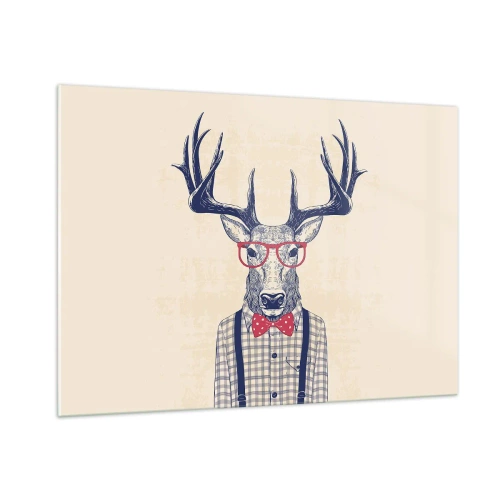 Tablou pe sticlă - O extravaganță jucăușă - 100x70 cm