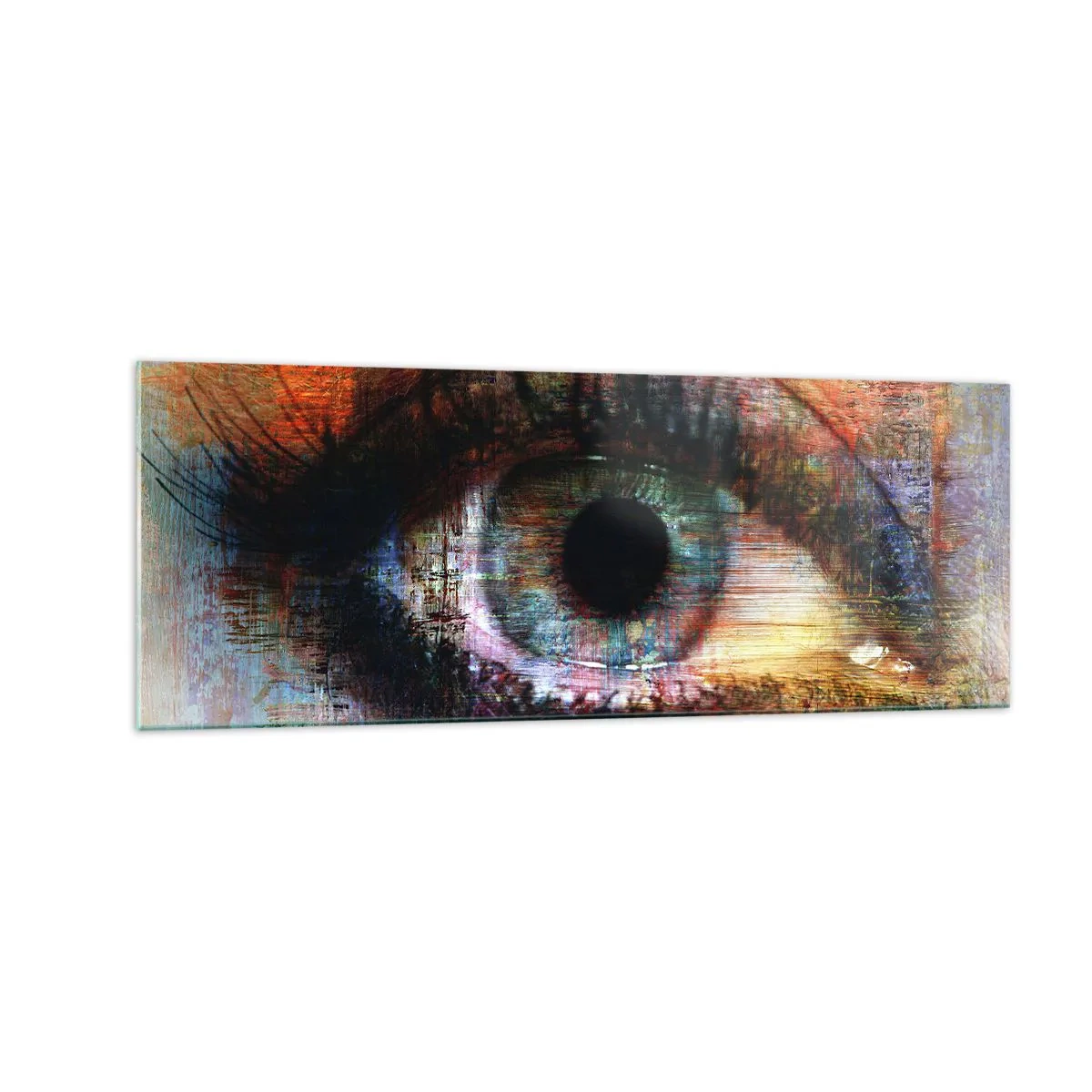Tablou pe sticlă - Poți privi în suflet - 140x50 cm