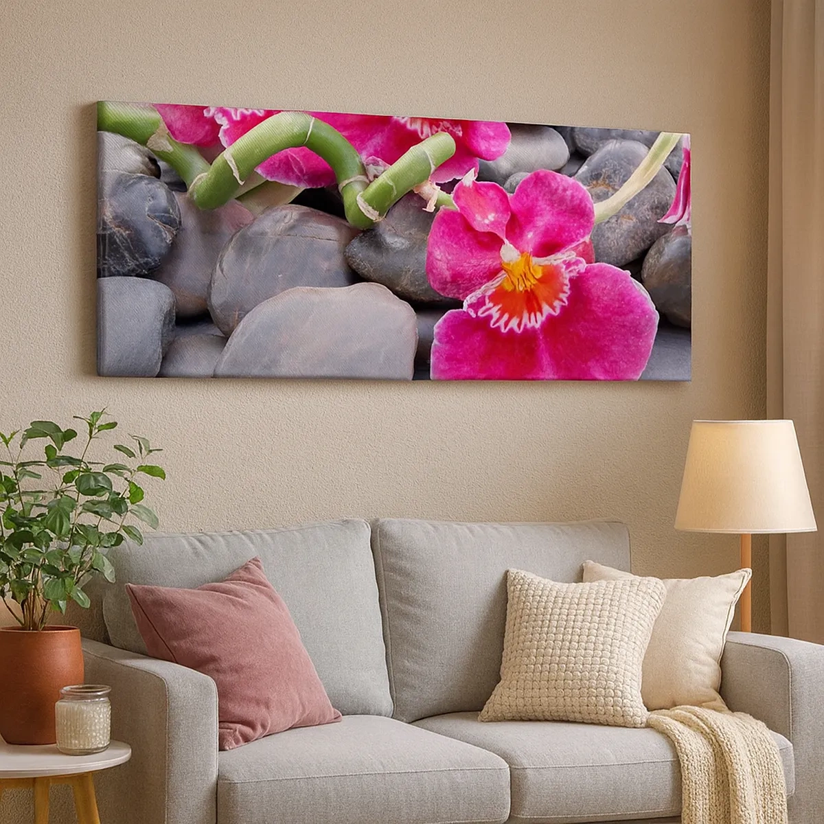 Tablou pe pânză - Frig și căldură - 30x30 cm