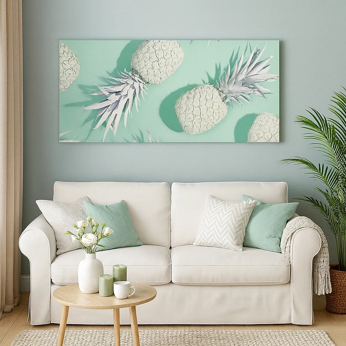 Tablou pe pânză - Merge bine cu mentă - 30x30 cm