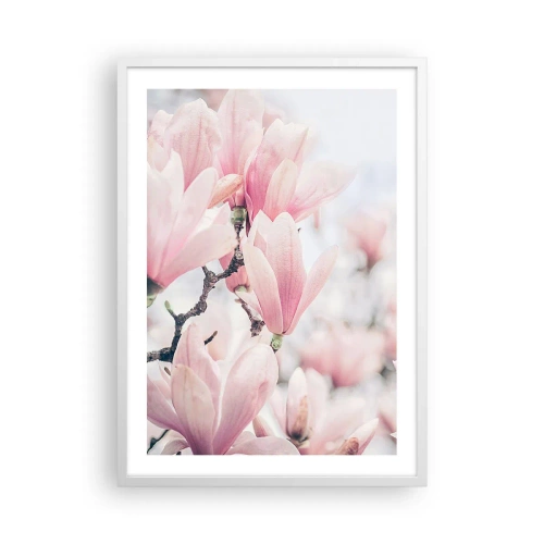 Poster în ramă albă - Idealul de subtilitate - 50x70 cm