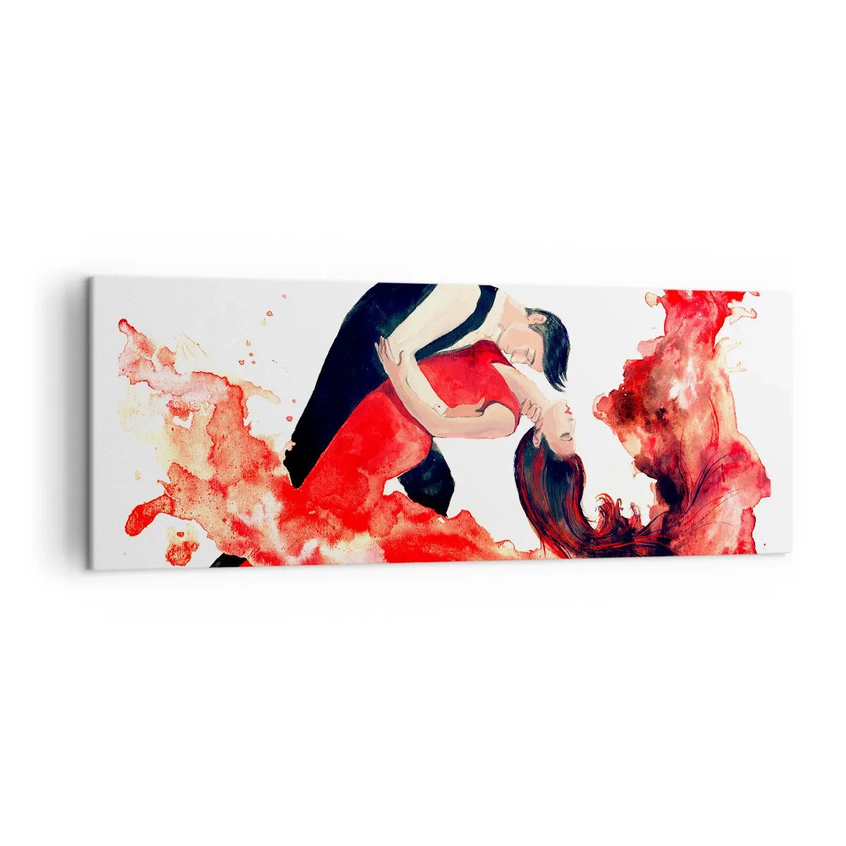 Tablou pe pânză - Tango - un val senzual - 140x50 cm