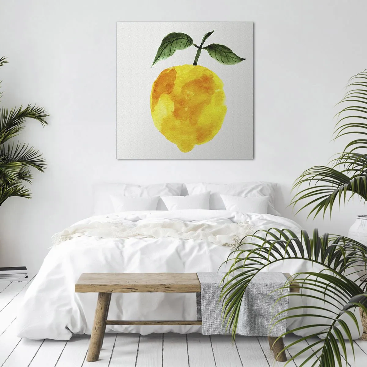 Tablou pe pânză - Cum să simțiți gustul soarelui - 70x70 cm