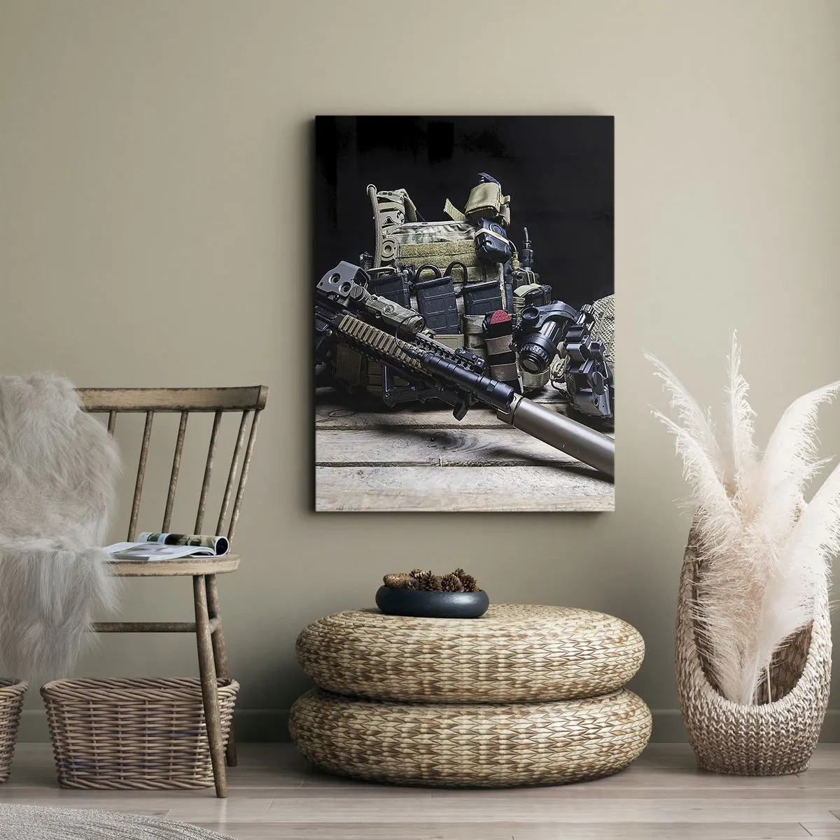 Tablou pe pânză - Pe loc repaus! - 50x70 cm