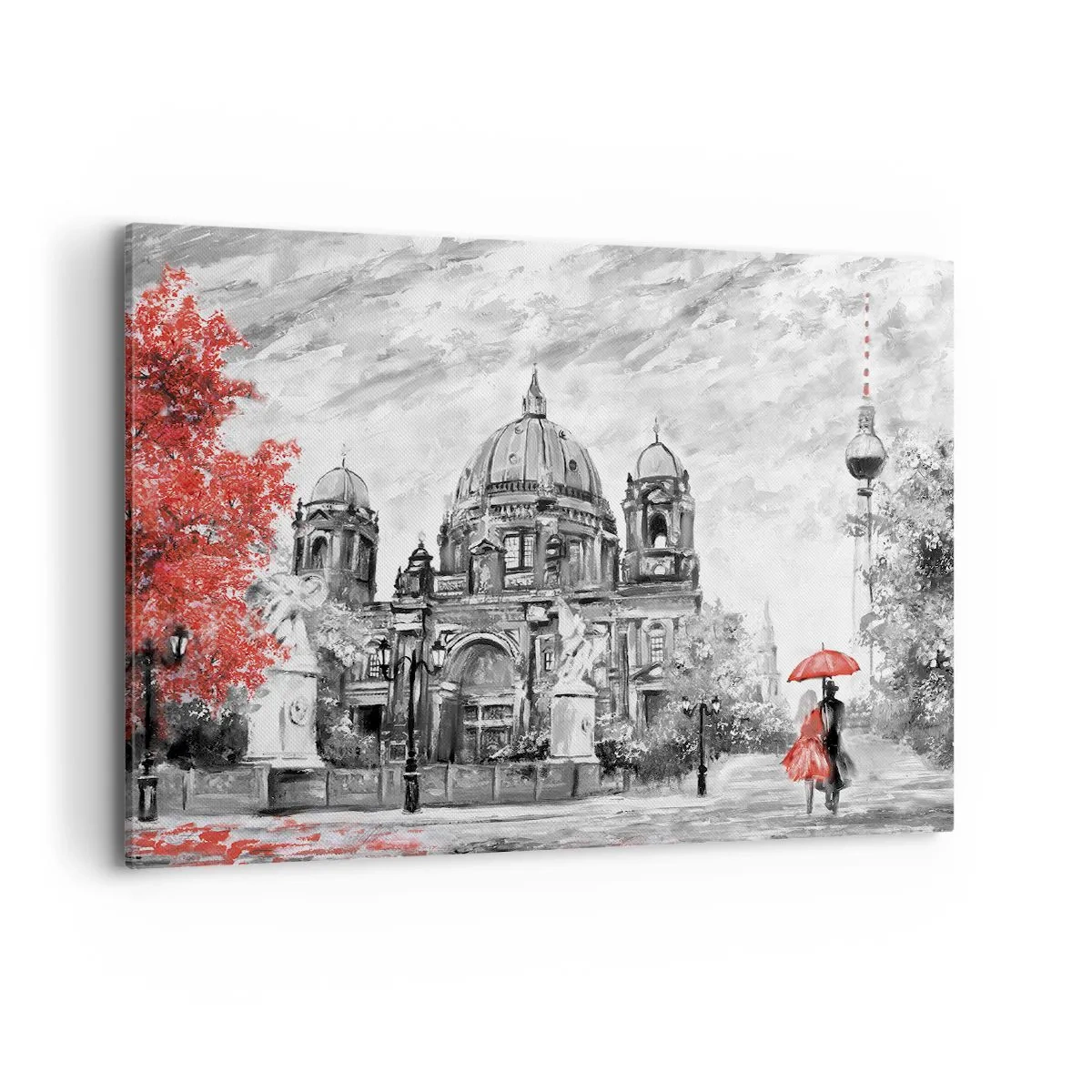 Tablou pe pânză - Reuniune în Berlin - 100x70 cm