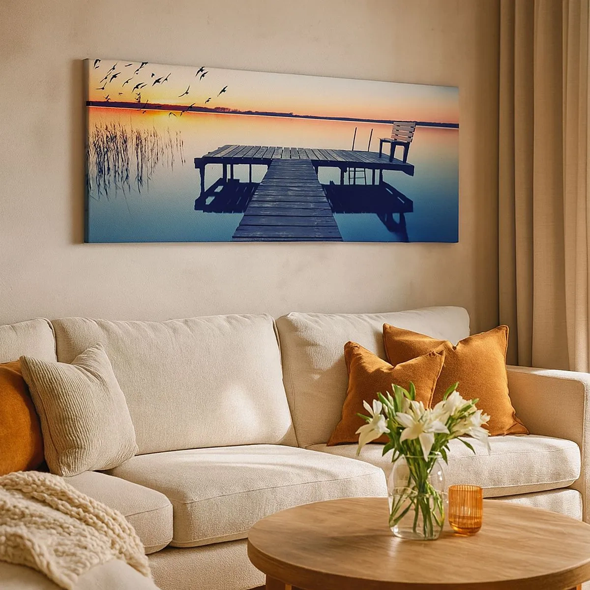 Tablou pe pânză - A fost o zi bună - 100x40 cm