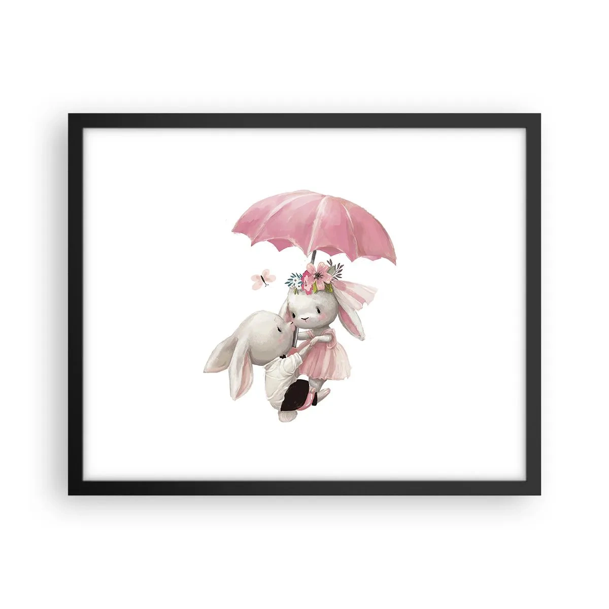 Poster în ramă neagră - Pur și simplu dragoste - 50x40 cm