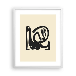 Poster în ramă albă - Aproape Picasso - 40x50 cm