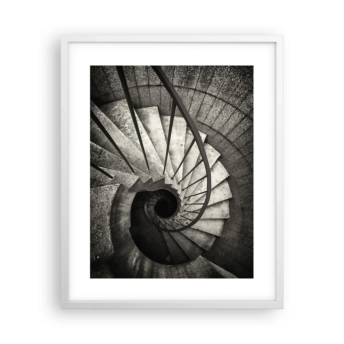 Poster în ramă albă - În sus și în jos - 40x50 cm