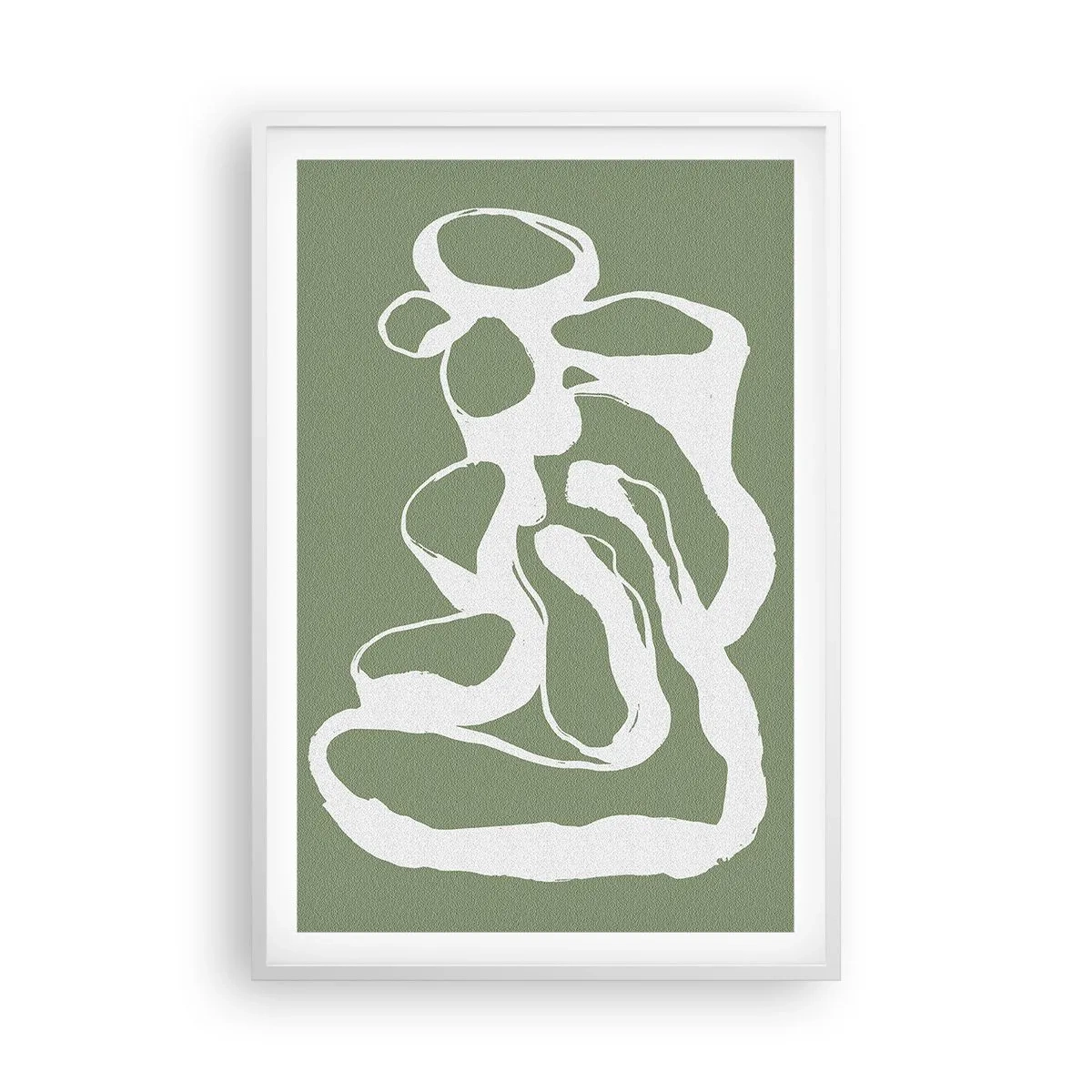 Poster în ramă albă - Chemarea spațiului - 61x91 cm