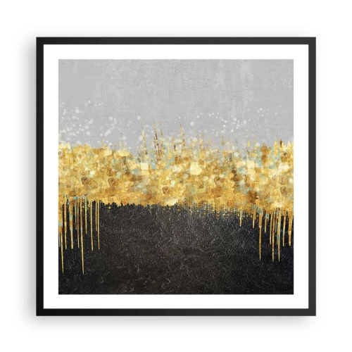 Poster în ramă neagră - Înăuntru și în sus - 60x60 cm