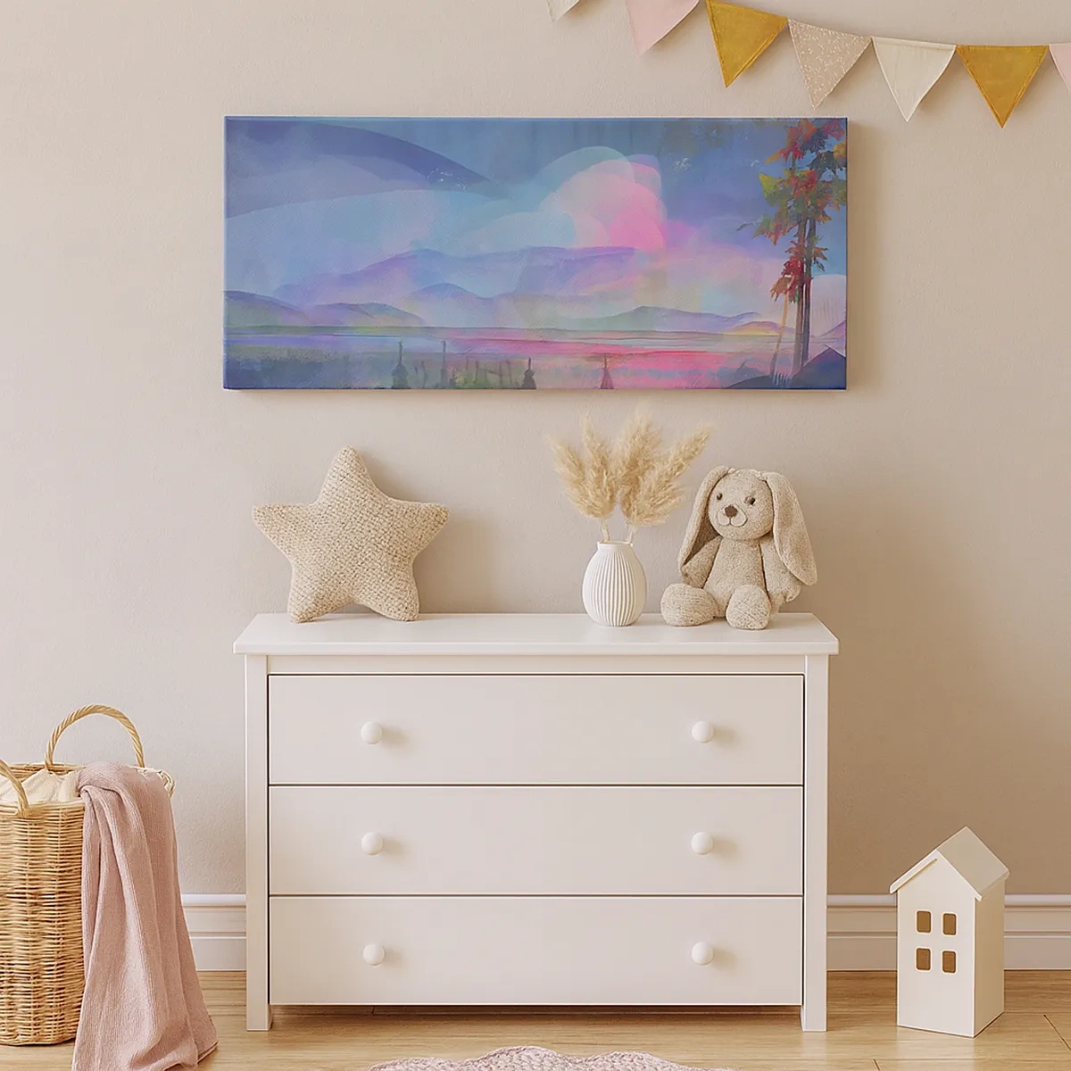 Tablou pe pânză - Concert pentru pian și valuri - 30x30 cm