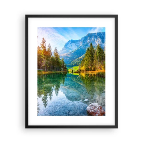 Poster în ramă neagră - Blândețea toamnei - 40x50 cm