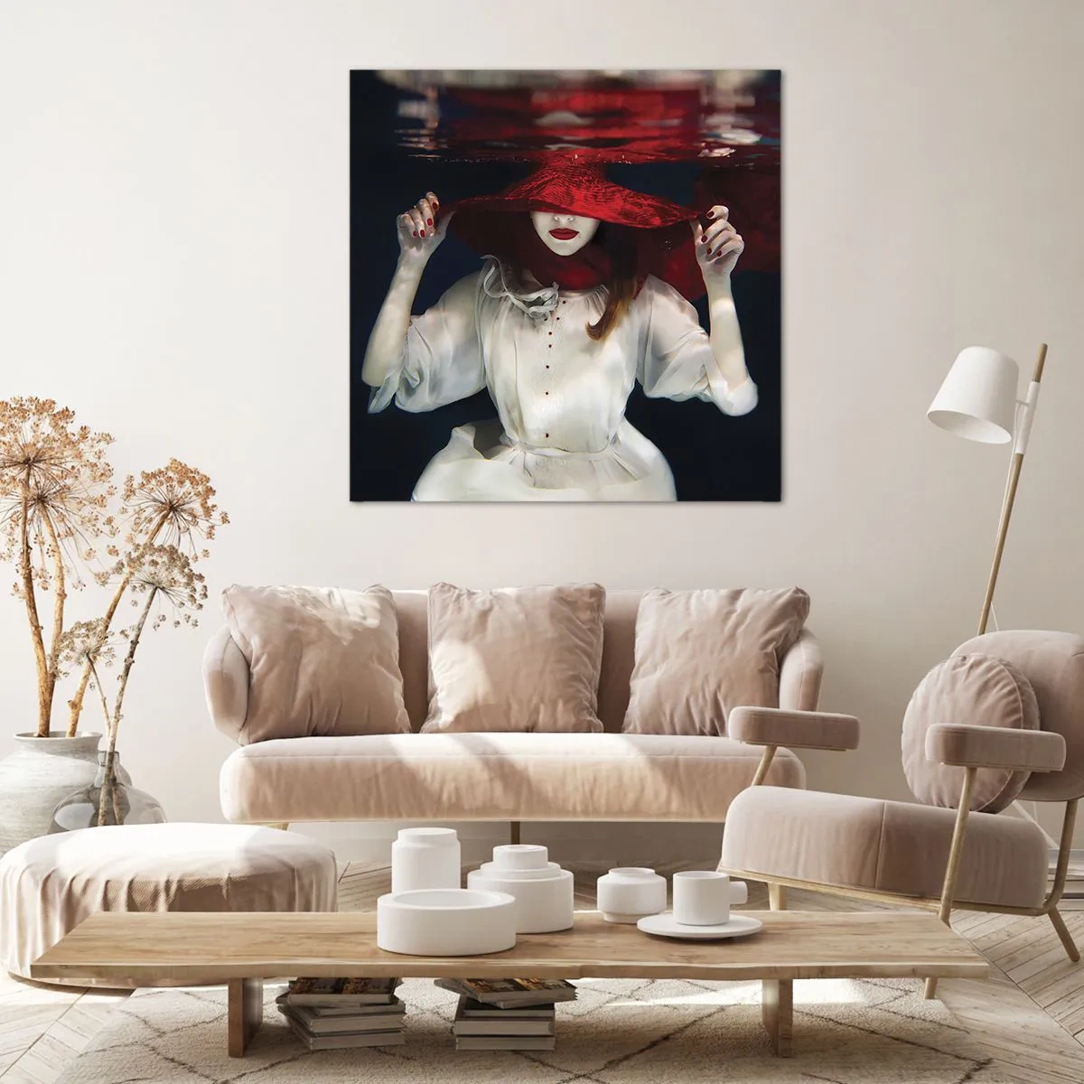Tablou pe pânză - Frumoasa fantomă - 30x30 cm