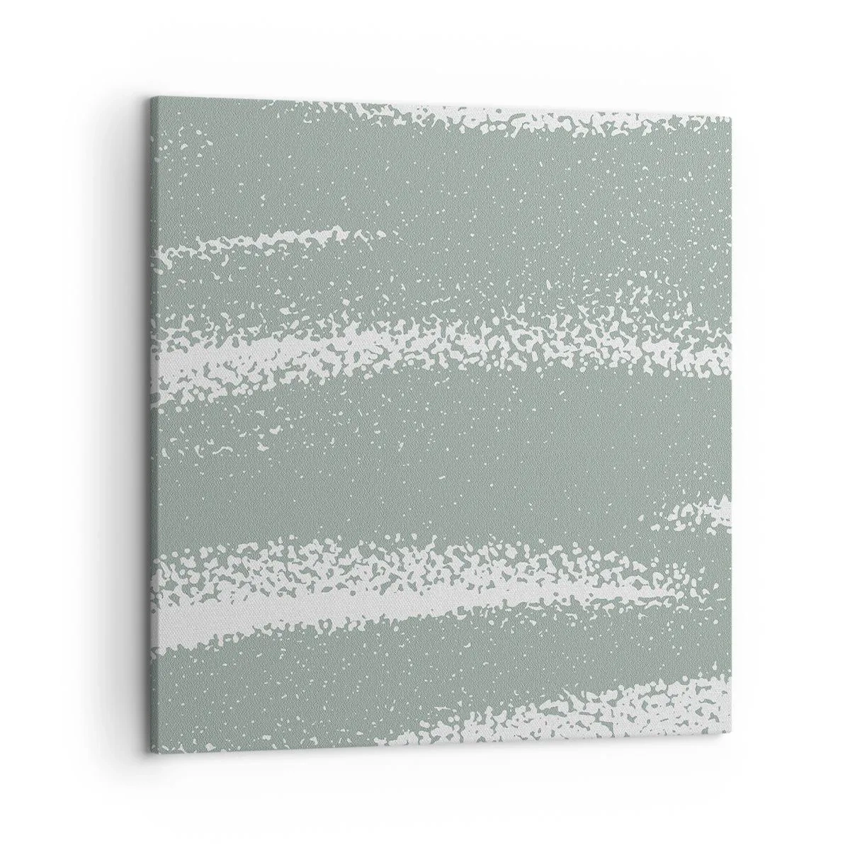 Tablou pe pânză - Abstracție în stil de iarnă - 50x50 cm