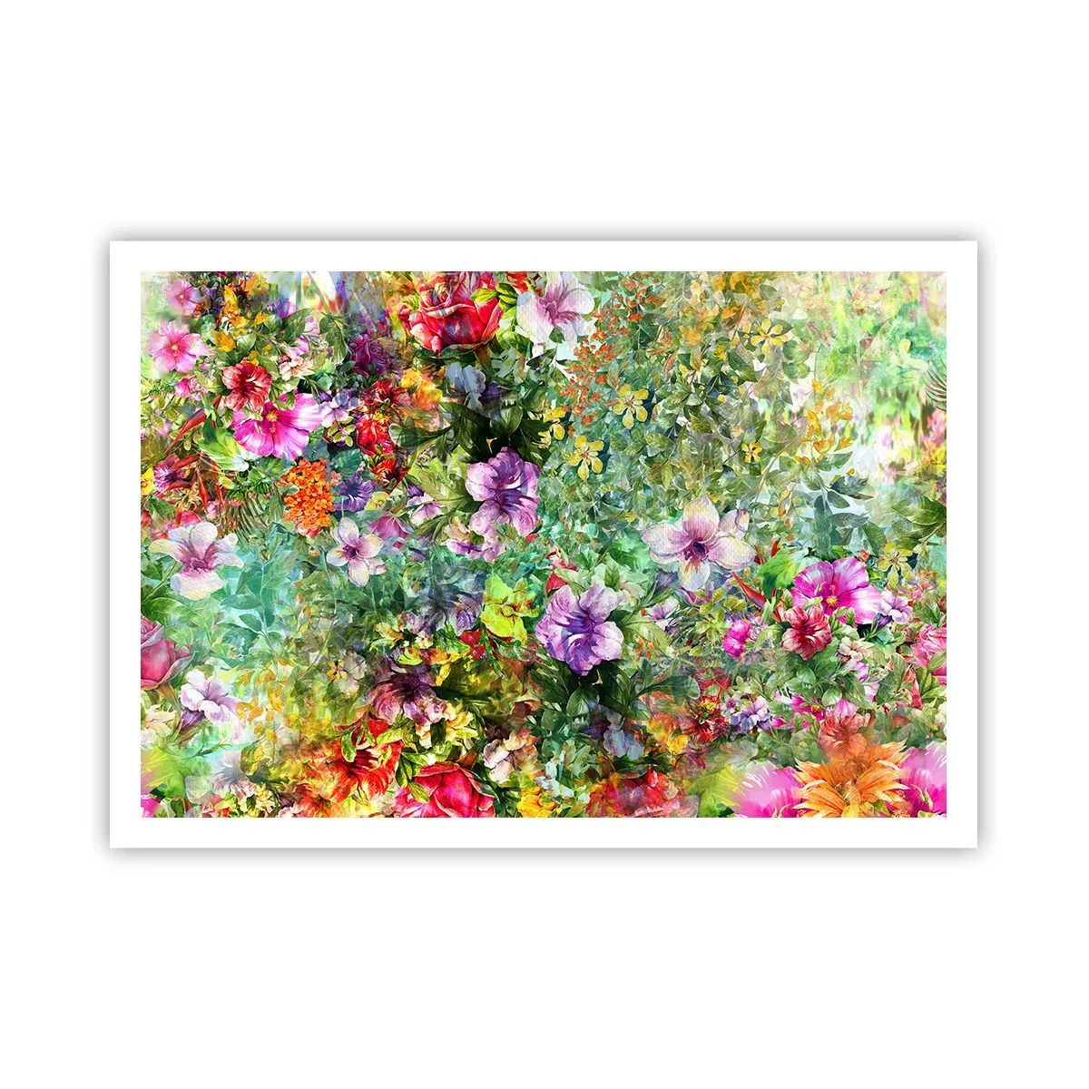 Poster - Să ne pierdem în flori - 100x70 cm