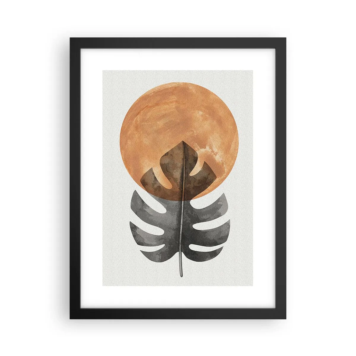 Poster în ramă neagră - Doar soarele - 30x40 cm