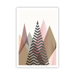 Poster - Construcție piramidală - 70x100 cm