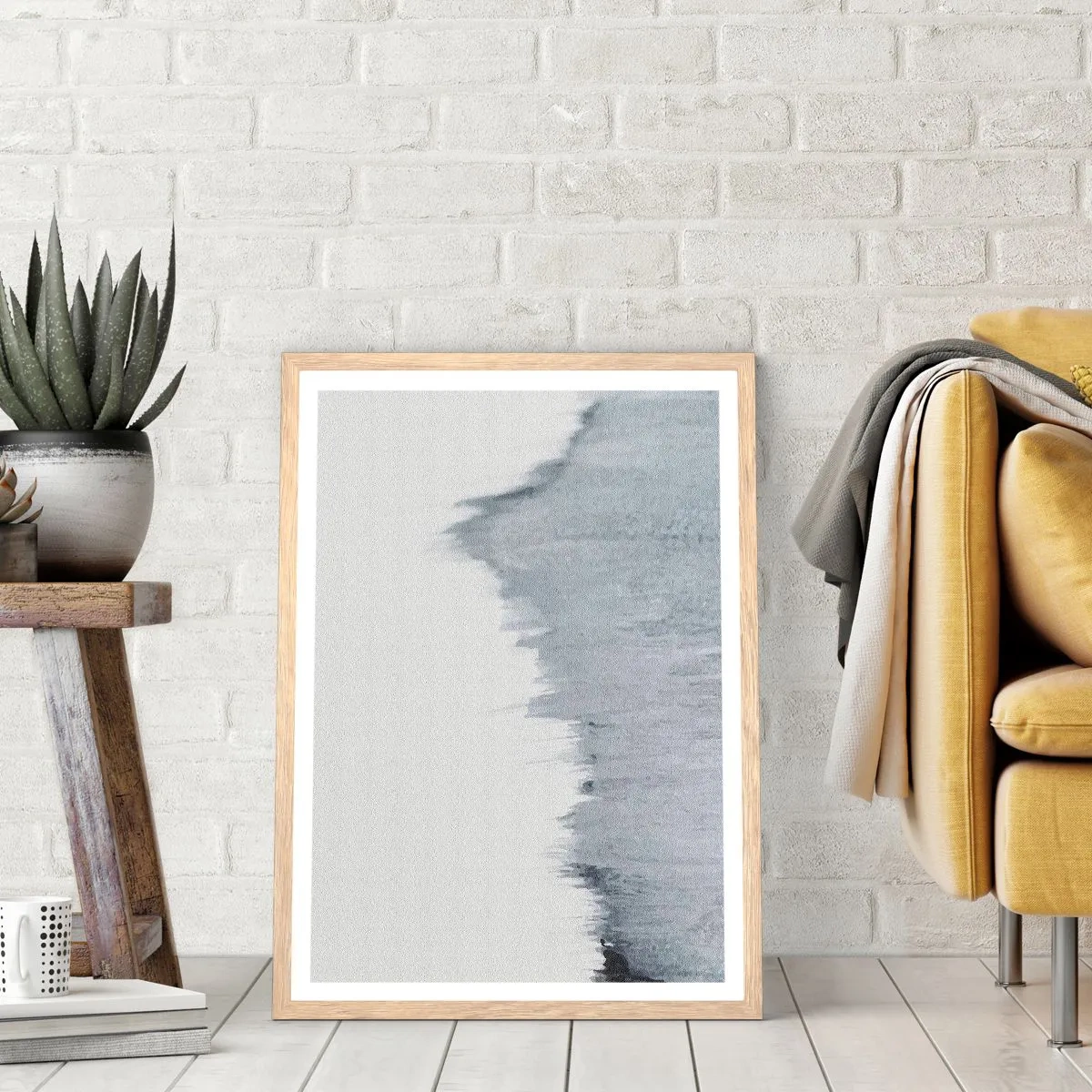 Poster în ramă de stejar deschis - Înregistrare secretă - 61x91 cm