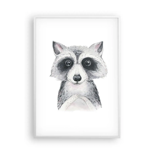 Poster în ramă albă - Un moment pentru emoții - 70x100 cm