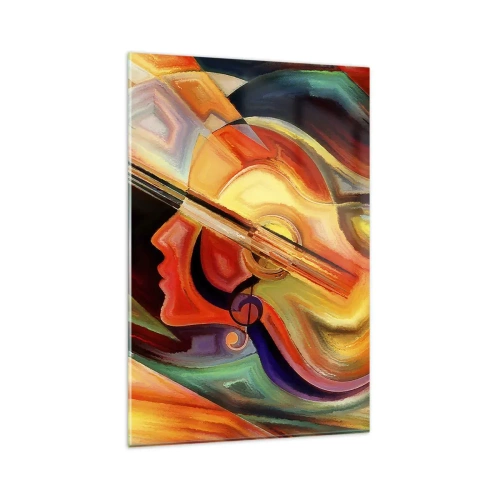 Tablou pe sticlă - Și totul merge bine - 80x120 cm