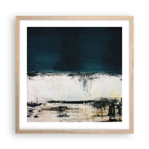 Poster în ramă de stejar deschis - Compoziție orizontală - 50x50 cm