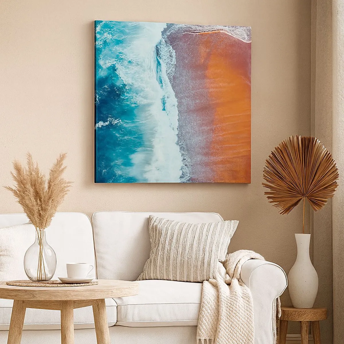 Tablou pe pânză - Atingerea oceanului - 30x30 cm