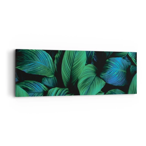 Tablou pe pânză - Traficul verde - 90x30 cm