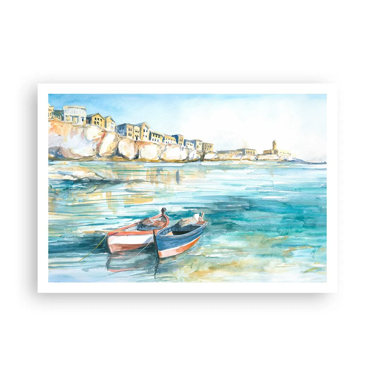 Poster - Peisaj în azur - 100x70 cm