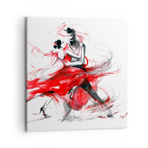 Tablou pe pânză - Tango - ritmul pasiunii - 60x60 cm