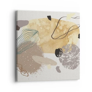 Tablou pe pânză - Fluiditatea aplicată - 40x40 cm