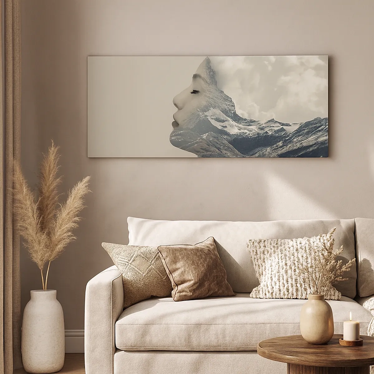 Tablou pe pânză - Frumusețea elementelor - 30x30 cm