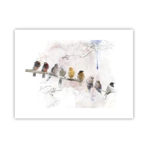 Poster - Întâlnire înaripată - 40x30 cm