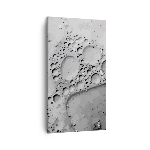Tablou pe pânză - Amprenta spumoasă - 45x80 cm