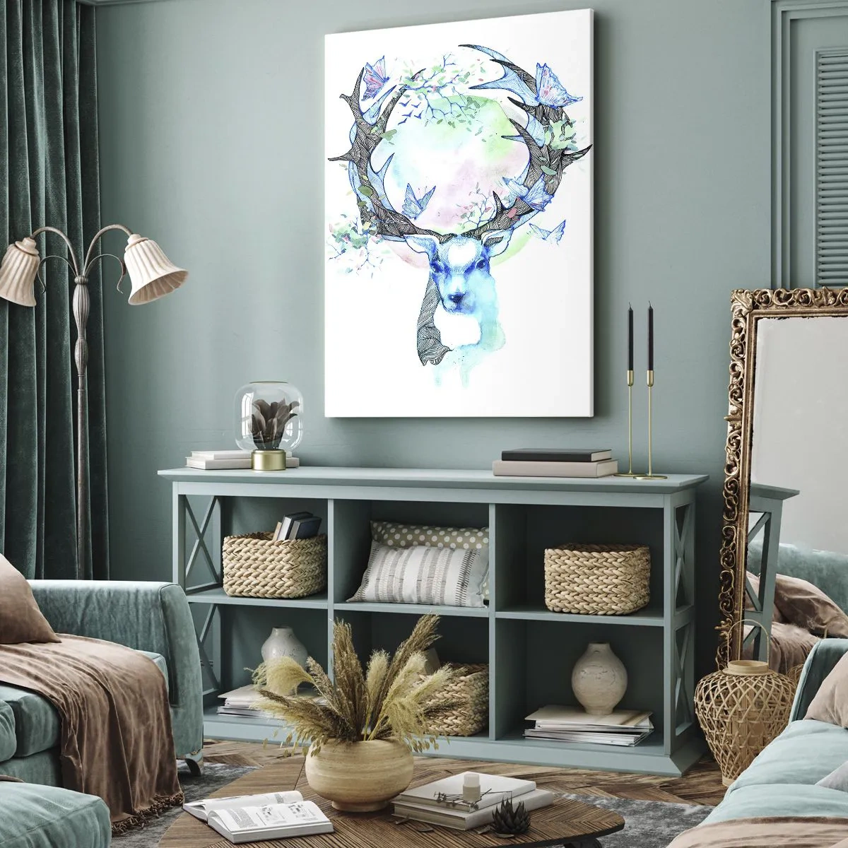 Tablou pe pânză - Forța și delicatețea naturii - 65x120 cm