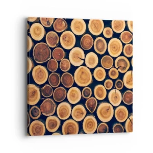 Tablou pe pânză - Cât de bătrân sunt? - 40x40 cm