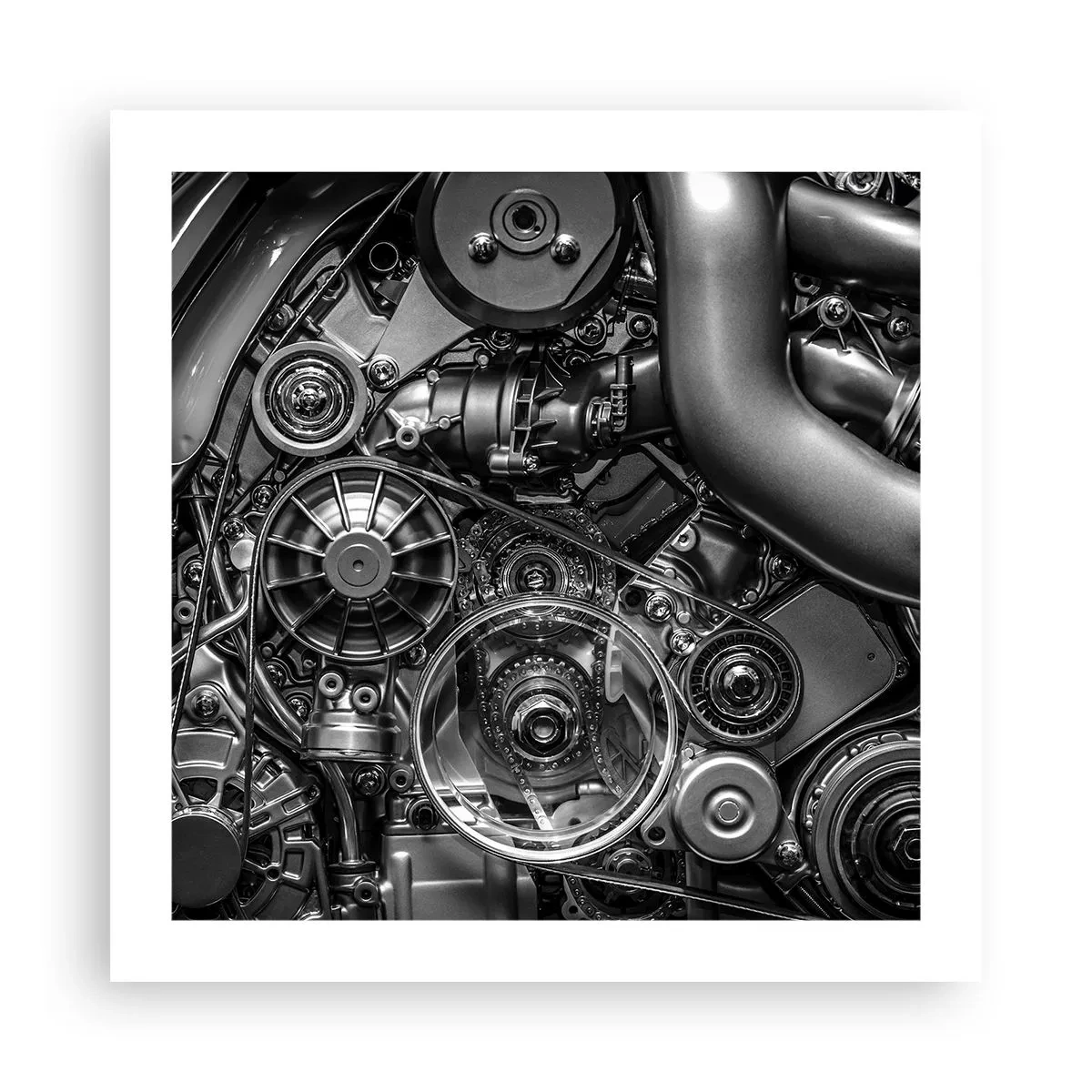 Poster - Poezia mecanicii - 50x50 cm