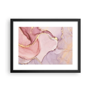 Poster în ramă neagră - O mângâiere de culoare - 40x30 cm